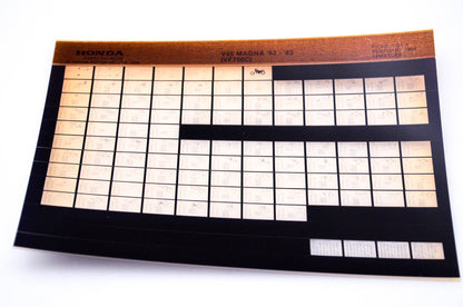 OEM Honda VF750C 1984/February '82 - '83 V45 Magna Parts Catalog Microfiche