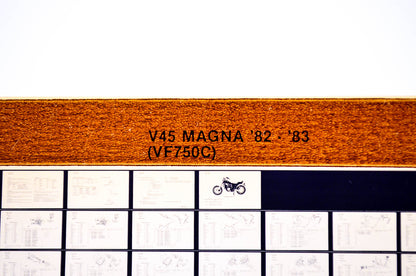 OEM Honda VF750C 1984/February '82 - '83 V45 Magna Parts Catalog Microfiche
