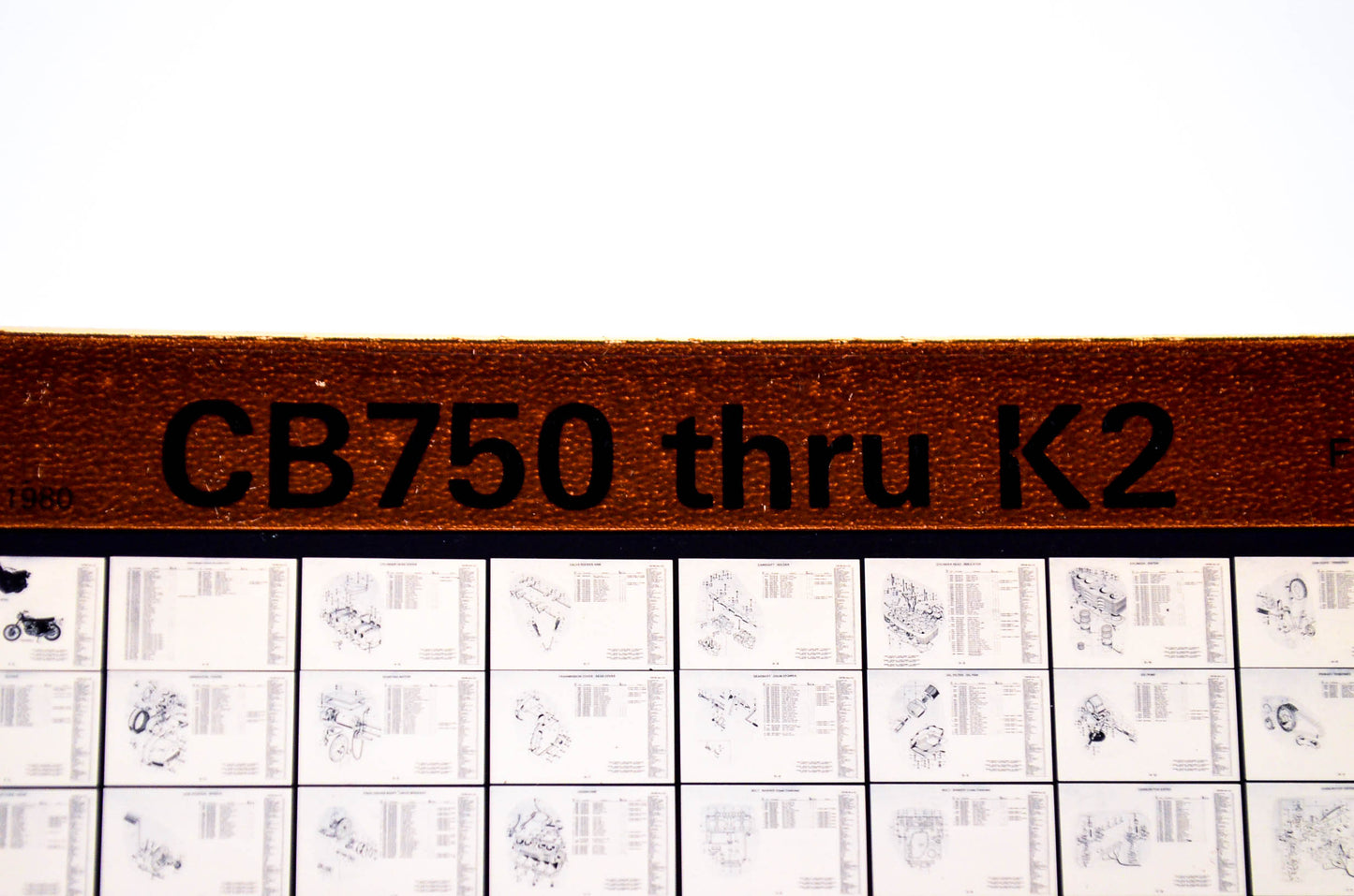OEM Honda CB750 - K2 1980/May '80 Parts Catalog Microfiche