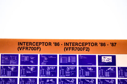 OEM Honda VFR700F, VFR700F2 1987/February '86 - '87 Parts Catalog Microfiche