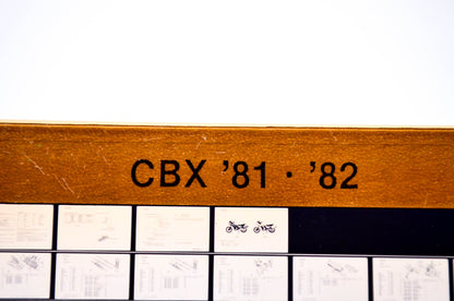 OEM Honda CBX 1984/April '81 - '82 Parts Catalog Microfiche