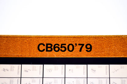 OEM Honda CB650 1979/February '79 Parts Catalog Microfiche