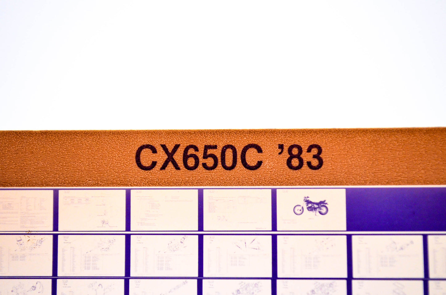 OEM Honda CX650C 1985/December '83 Parts Catalog Microfiche