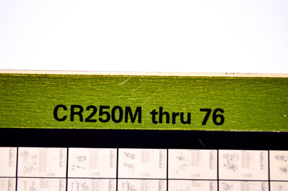 OEM Honda CR250M 1980/June '76 Parts Catalog Microfiche