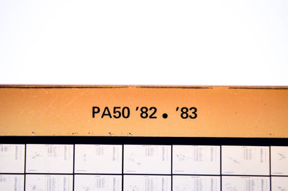 OEM Honda PA50 1982/October '82 - '83 Parts Catalog Microfiche