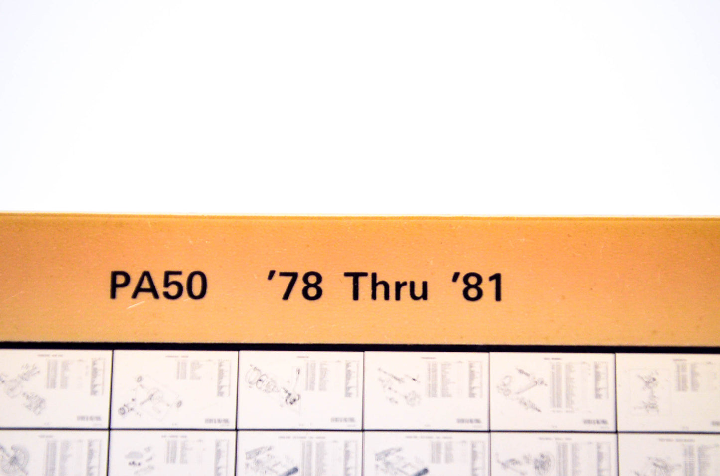 OEM Honda P A50 1983/September '78 - '81 Parts Catalog Microfiche