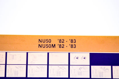OEM Honda NU50, NU50M 1985/April '82 - '83 Parts Catalog Microfiche