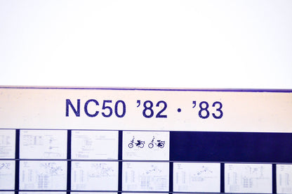 OEM Honda N C50 1985/July '82 - '83 Parts Catalog Microfiche