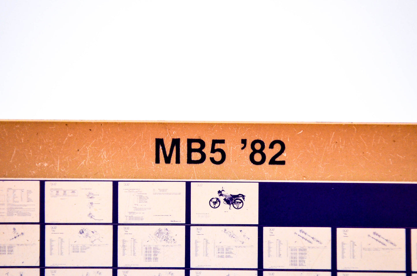 OEM Honda MB5 1984/November '82 Parts Catalog Microfiche
