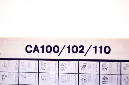 OEM Honda CA100/102/110 1978/May '78 Parts Catalog Microfiche