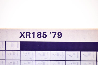 OEM Honda XR185 1981/May '79 Parts Catalog Microfiche