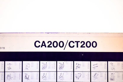 OEM Honda CA200/CT200 1978/June '78 Parts Catalog Microfiche