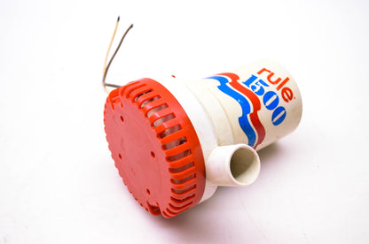 Rule 042237083609, FNI1616086 1500GPH Non Automatic Bilge Pump 24V