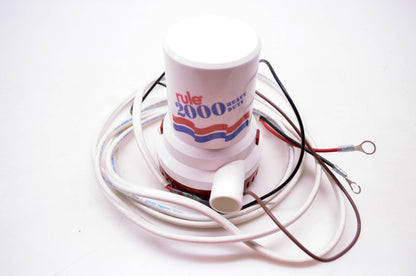 Rule 042237083326, Model 10 2000GPH Non Automatic Submersible Bilge Pump 12V