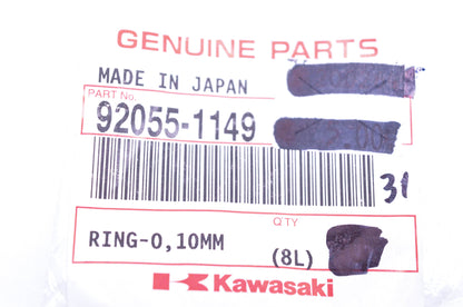 New OEM Kawasaki 92055-1149 O Ring 10mm NOS