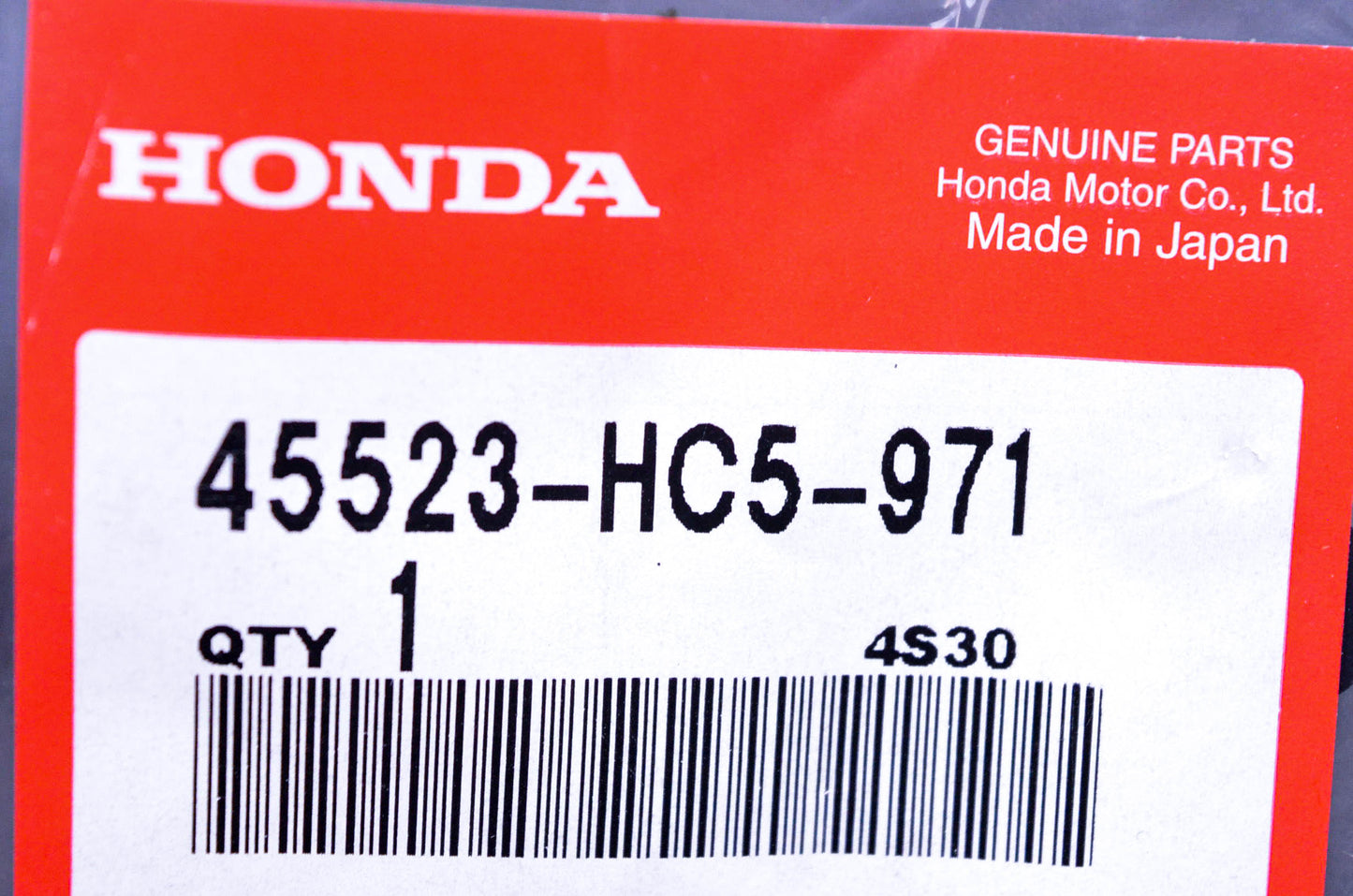 New OEM Honda 45523-HC5-971 Master Cylinder Front Float NOS