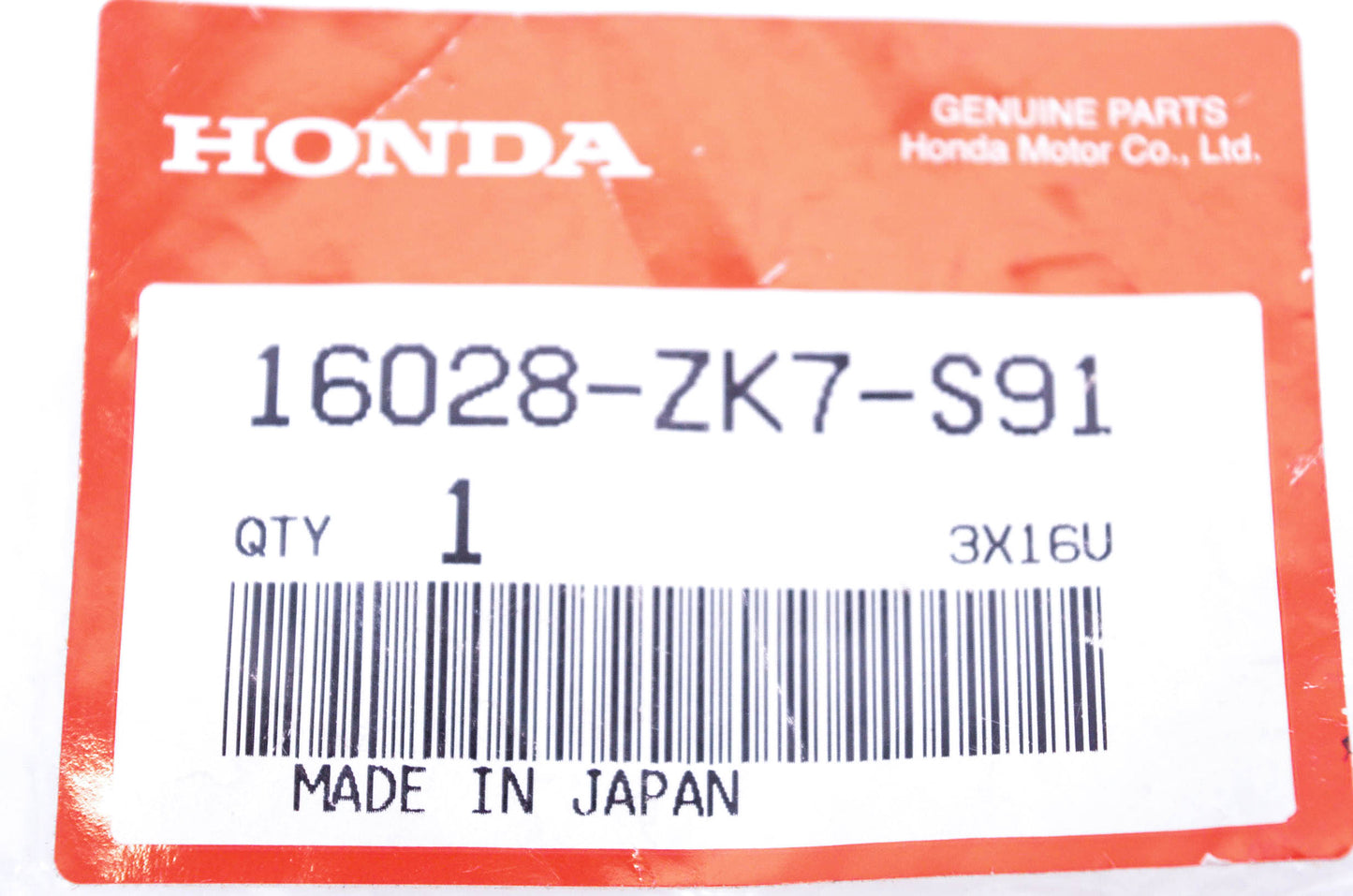 New OEM Honda 16028-ZK7-S91 Carburetor Set Screw Kit NOS