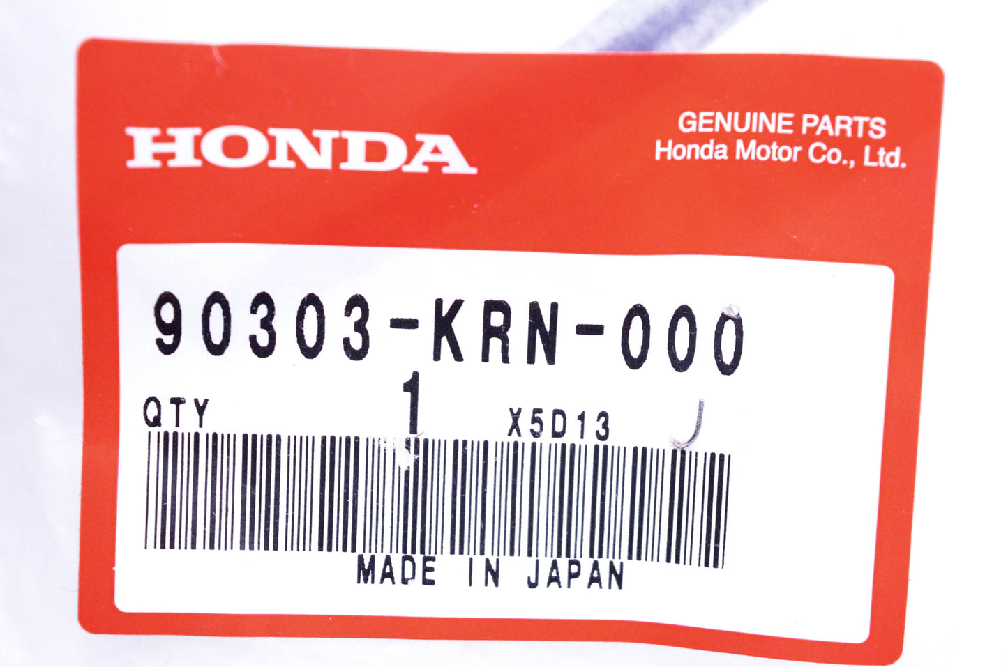 New OEM Honda 90303-KRN-000 Clip Nut 6mm NOS