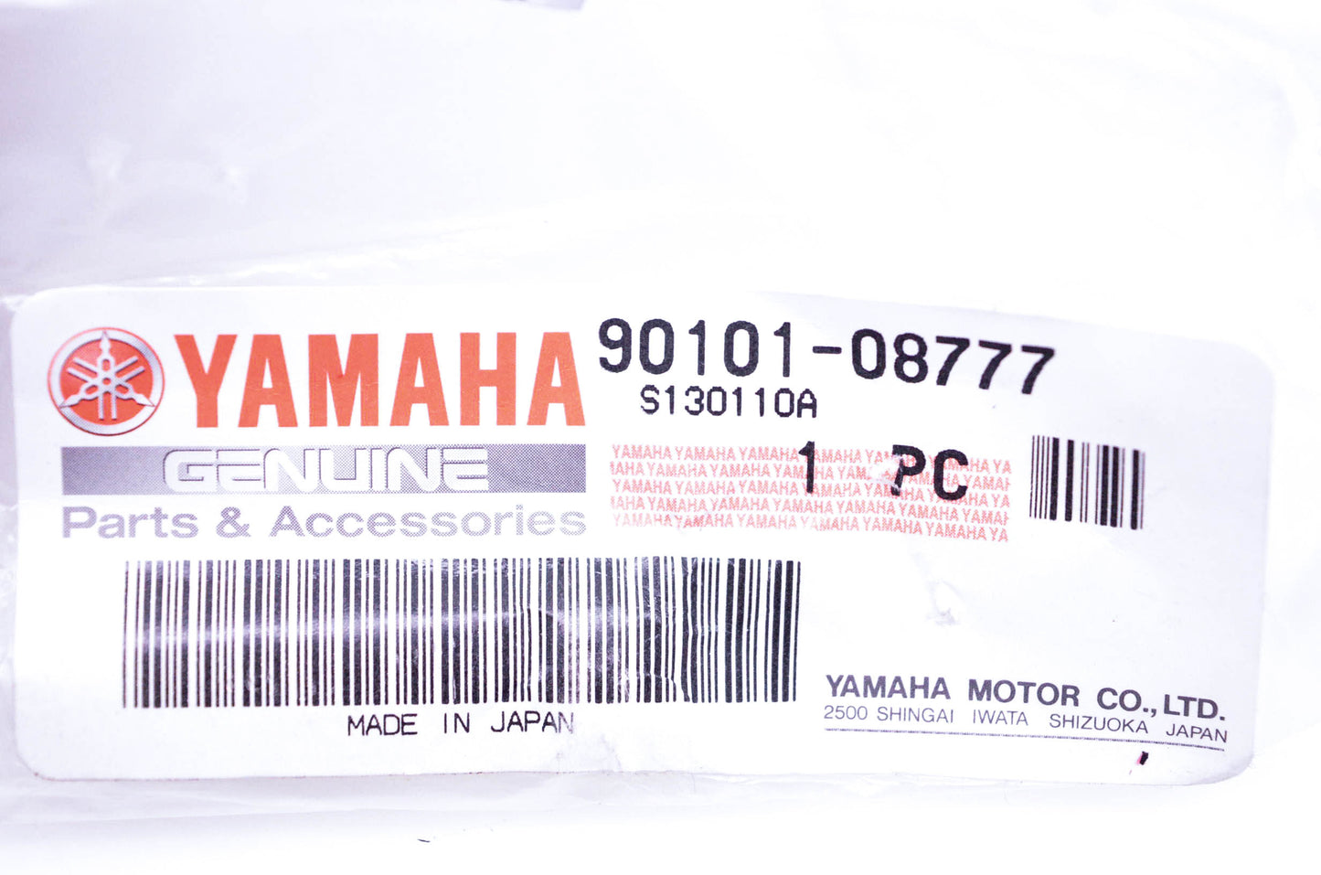 New OEM Yamaha 90101-08777-00 Bolt NOS