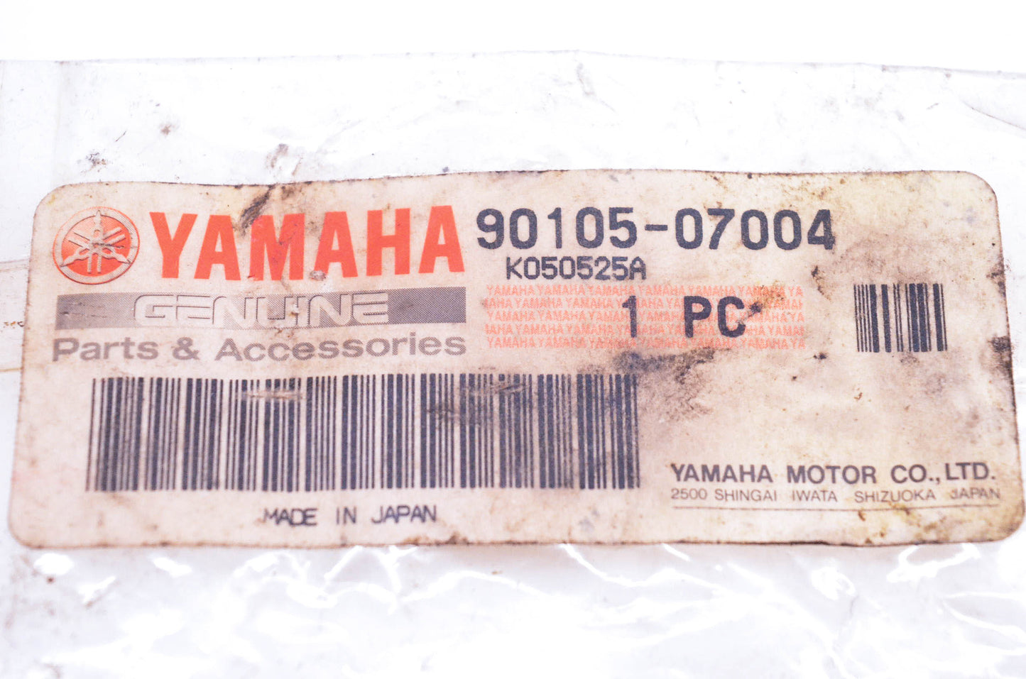 New OEM Yamaha 90105-07004-00 Flange Bolt NOS