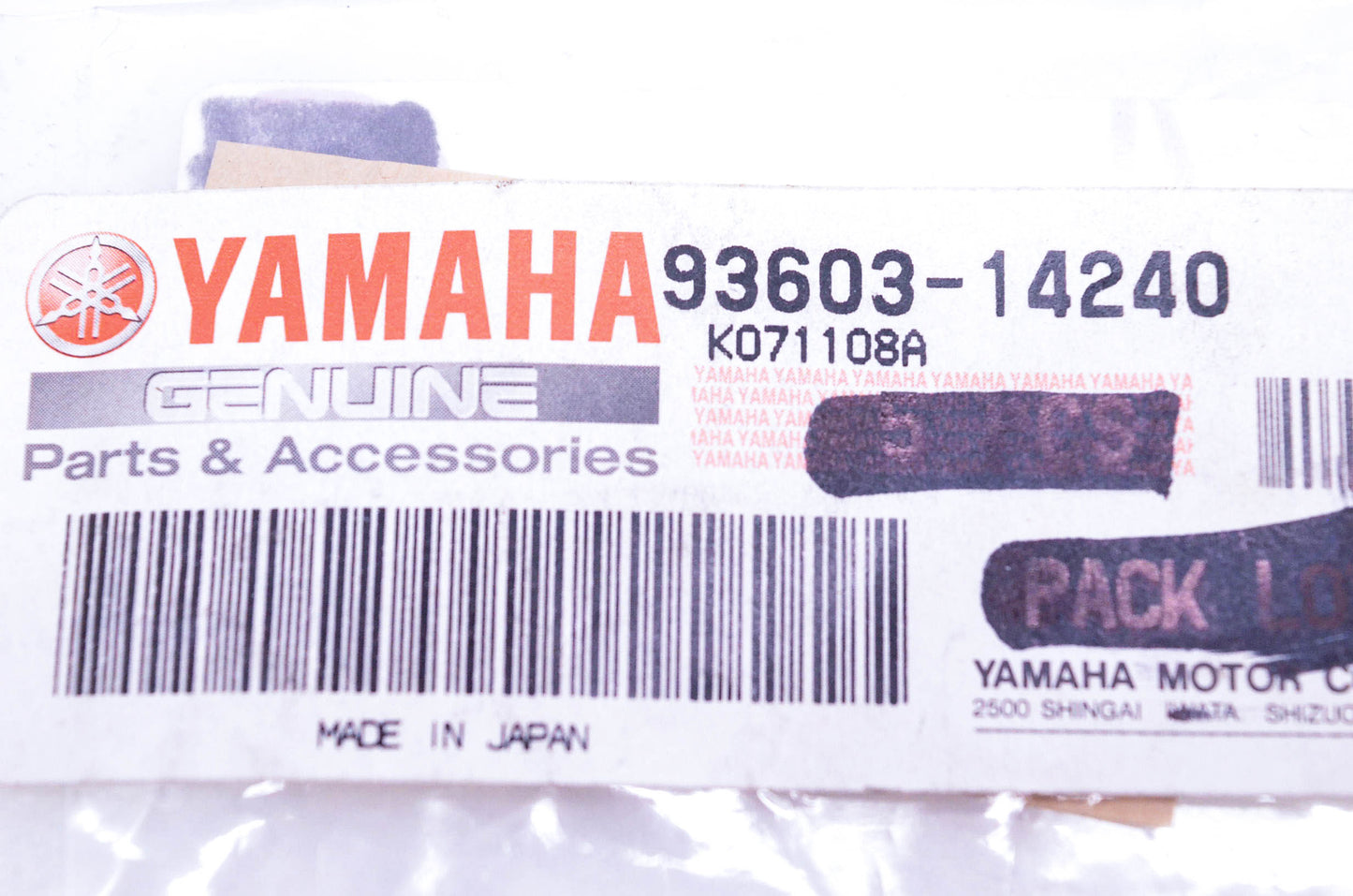 New OEM Yamaha 93603-14240-00 Dowel Pins Qty 4 NOS