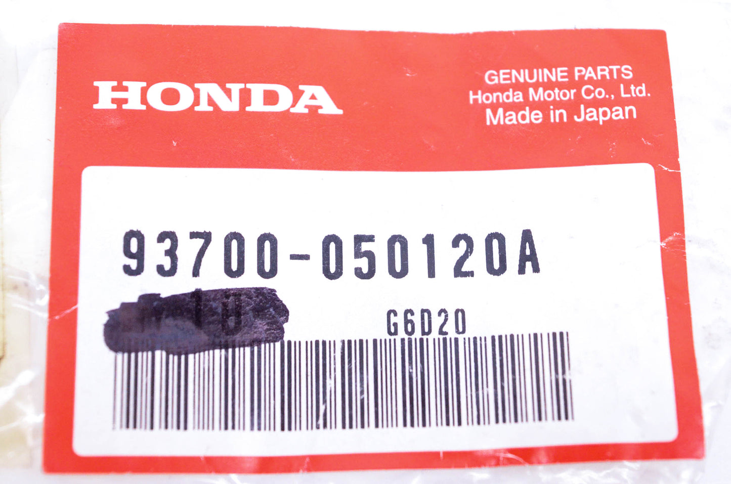 New OEM Honda 93700-050120A Oval 5x12 Screw NOS