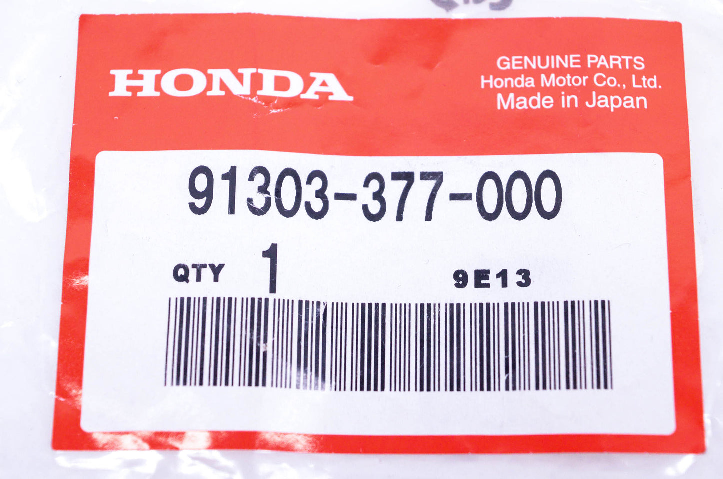 New OEM Honda 91303-377-000 O Ring 13.8x2.5 NOS
