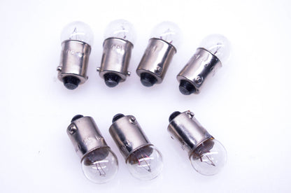 Candlepower 53 12v CP1 Miniature Light Bulbs Qty 7 NOS