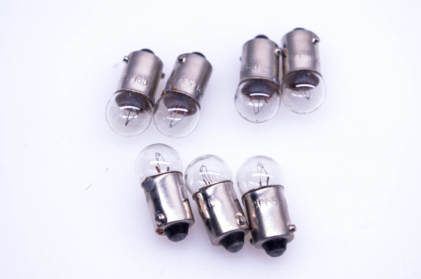 Candlepower 53 12v CP1 Miniature Light Bulbs Qty 7 NOS
