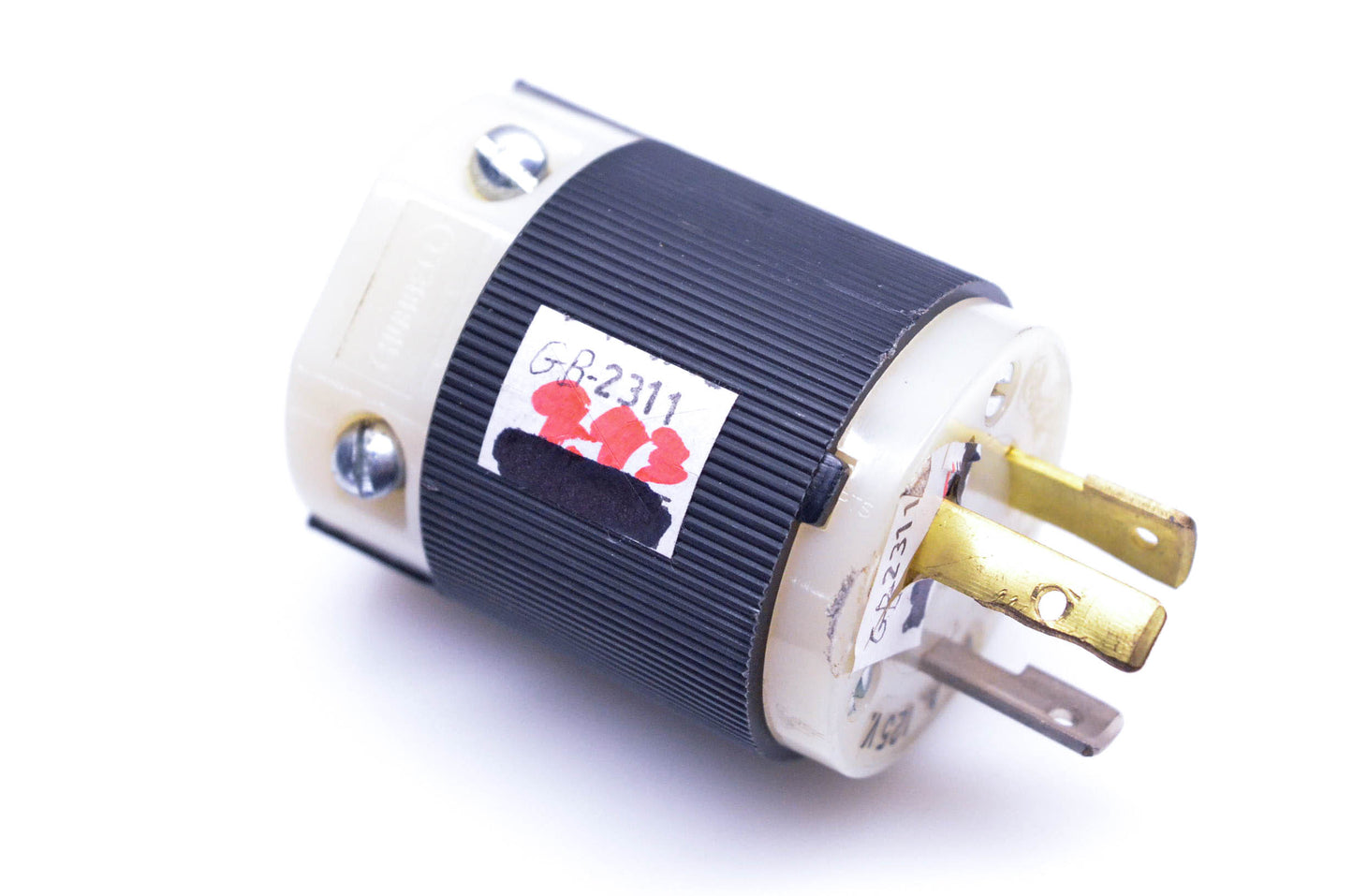 Hubbell GB2311 Twist Lock Grounding Plug 20A 125V NOS