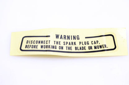 New OEM Honda 87509-952-000 Front Fan Label NOS