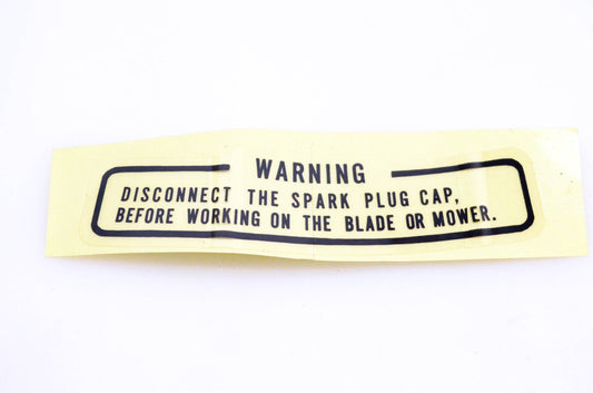 New OEM Honda 87509-952-000 Front Fan Label NOS