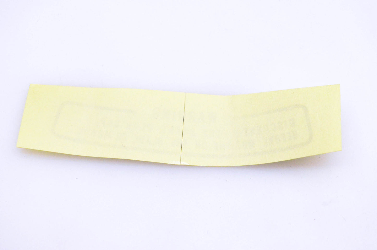 New OEM Honda 87509-952-000 Front Fan Label NOS
