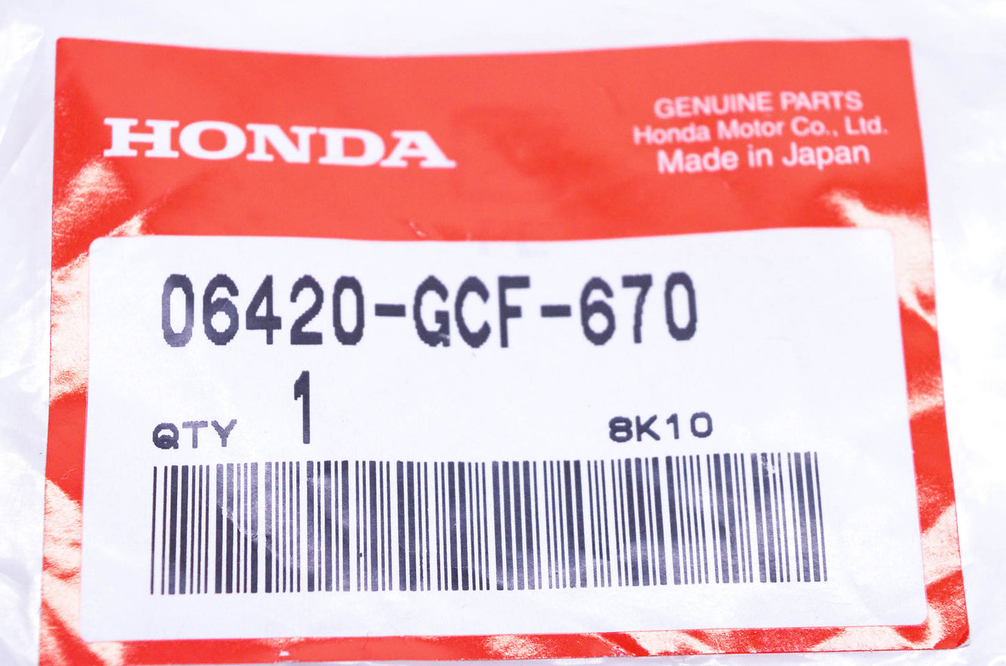 New OEM Honda 06420-GCF-670 Spoke & Nipple Kit NOS