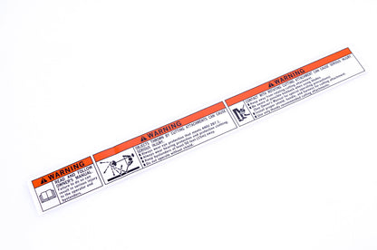 New OEM Honda 87150-VH8-640 Caution Label NOS