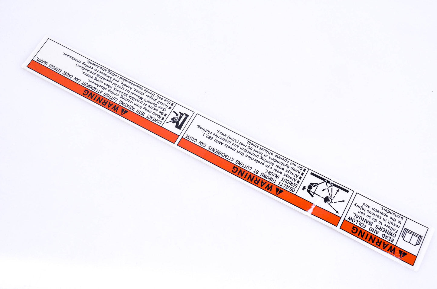 New OEM Honda 87150-VH8-640 Caution Label NOS