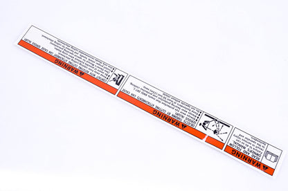 New OEM Honda 87150-VH8-640 Caution Label NOS