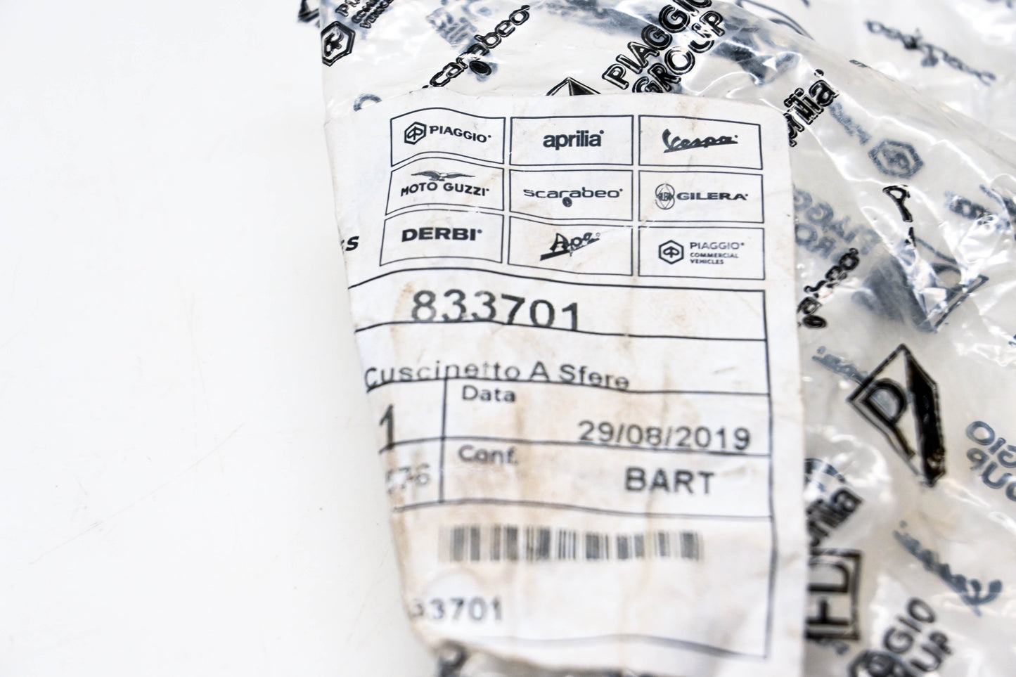 Piaggio 833701 Ball Bearing NOS
