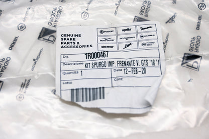 Piaggio 1R000467 Brake System Bleeding Kit NOS