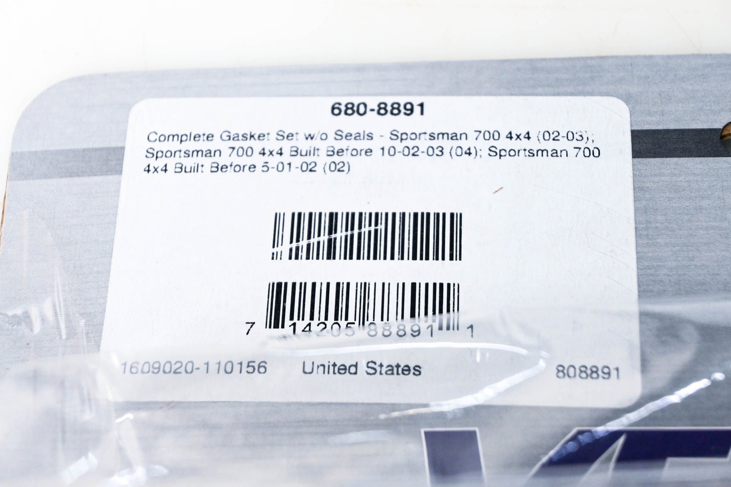 Vertex 680-8891 Gasket Kit NOS