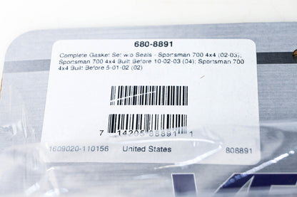 Vertex 680-8891 Gasket Kit NOS