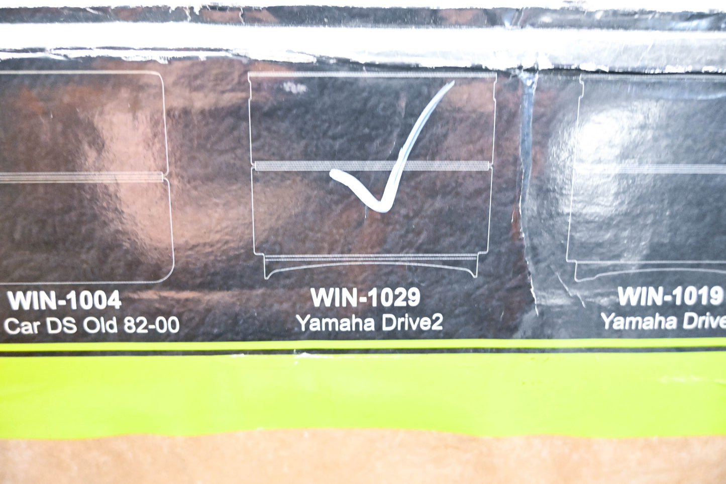 Rhox Win-1029 Tinted Split Windshield NOS