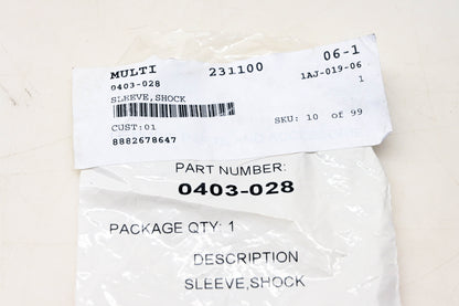 New OEM Arctic Cat 0403-028 Shock Sleeve NOS