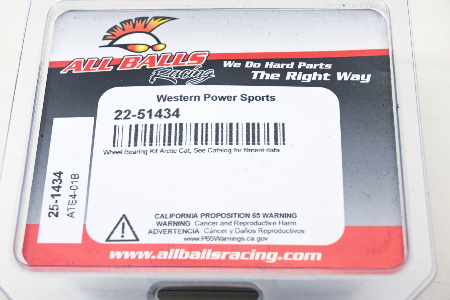 All Balls Racing 22-51434, 25-1434, ATE4-01B Wheel Bearing Kit NOS