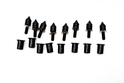 New Aftermarket Honda CBR600 Black Spiked Windscreen Bolt Kit