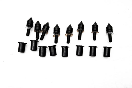 New Aftermarket Honda CBR600 Black Spiked Windscreen Bolt Kit