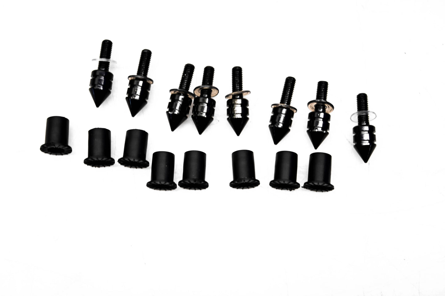 New Aftermarket Honda CBR600 Black Spiked Windscreen Bolt Kit