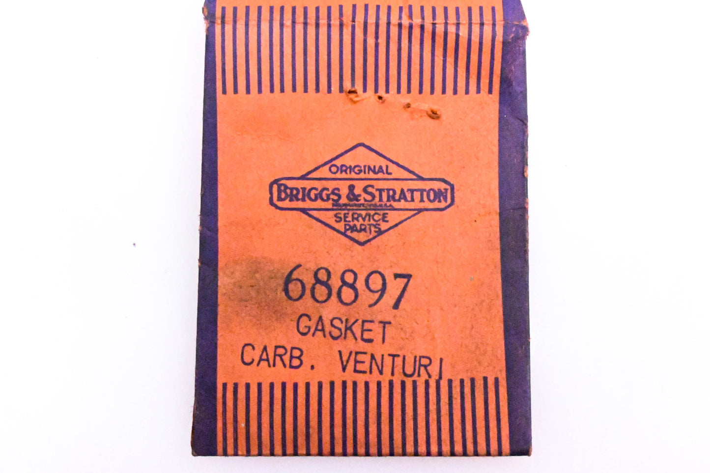 New OEM Briggs & Stratton 68897 Venturi Carburetor Gasket NOS