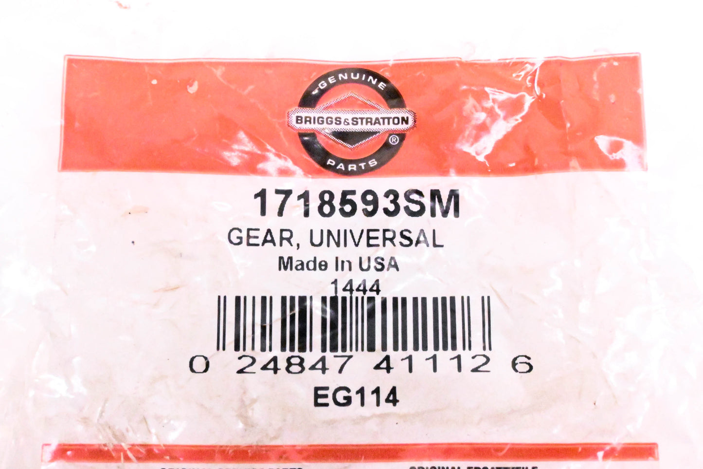 New OEM Briggs & Stratton 1718593SM Universal Gear NOS