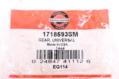 New OEM Briggs & Stratton 1718593SM Universal Gear NOS